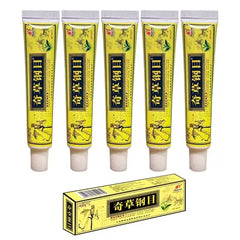 QICAOGANGMU Natural Herbal Cream - Steroid Free | 5 Tubes QICAOGANGMU