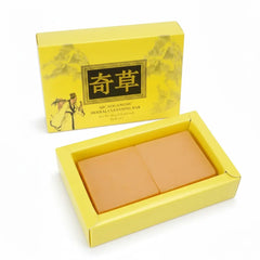 QICAOGANGMU Natural Herbal Soap Bar – Pack of 2 (80g / 2.8 oz Each) QICAOGANGMU