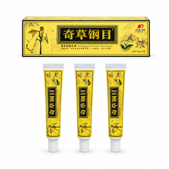 QICAOGANGMU Chinese Herbal Cream - Steroid Free | 3 Tubes