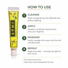 QICAOGANGMU Natural Herbal Cream - 5 tubes QICAOGANGMU