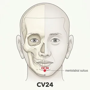 Chengjiang acupoint diagram