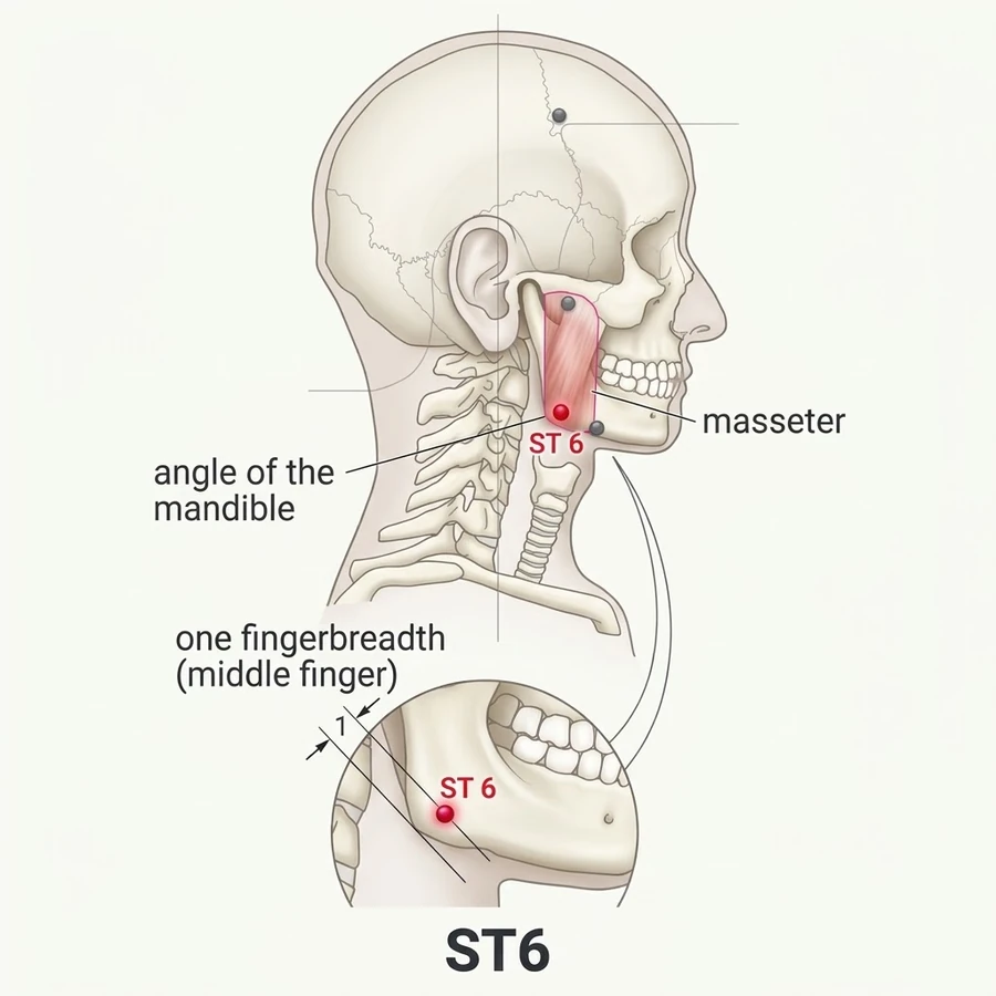 Location of Jiache (ST-6): The written location is summarised from the classical record; use the strongest named.