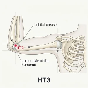 Shaohai acupoint diagram