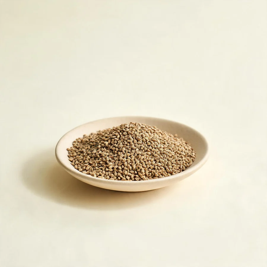Dried She Chuang Zi ripe fruit arranged in a shallow bowl