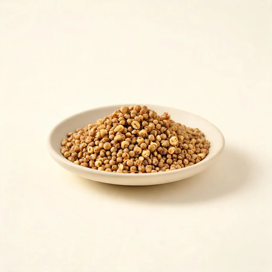 Dried Ting Li Zi seed arranged in a shallow bowl